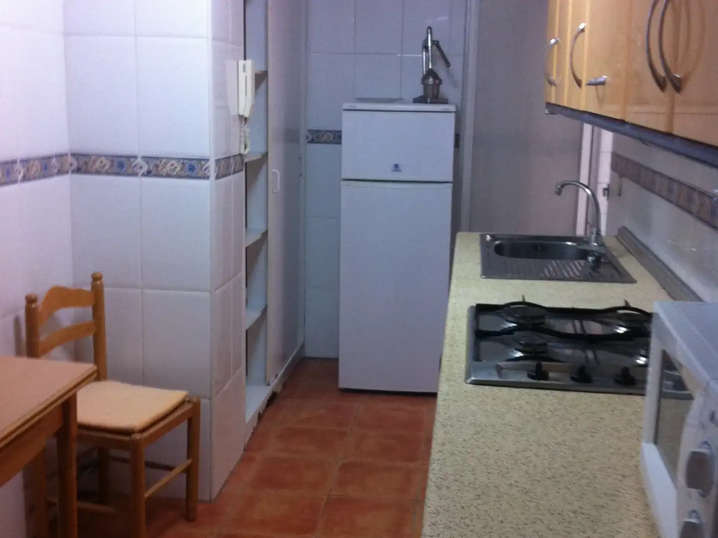 Küche von Wohnung zur Miete in Murcia mit Terrasse, Möbliert und Waschmaschine
