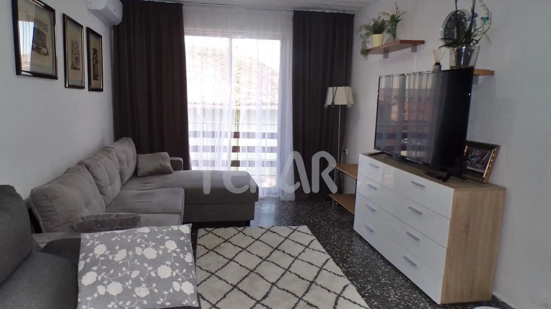 Sala de estar de Piso en venta en Onil con Aire acondicionado y Amueblado