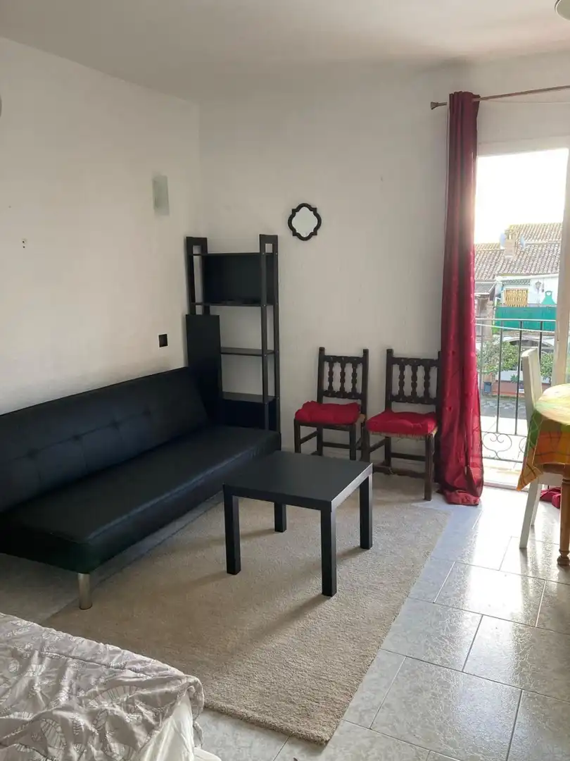 Sala d'estar de Estudi en venda en Marbella amb Terrassa i Moblat