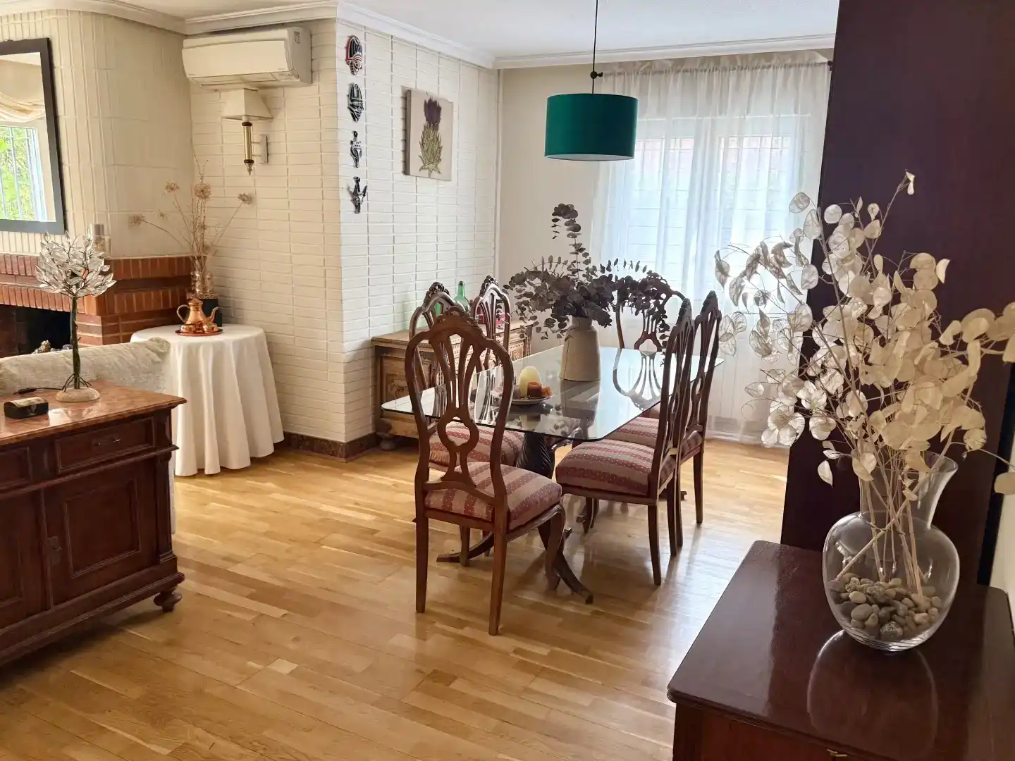 Comedor de Piso en venta en Las Rozas de Madrid con Aire acondicionado, Jardín privado y Parquet