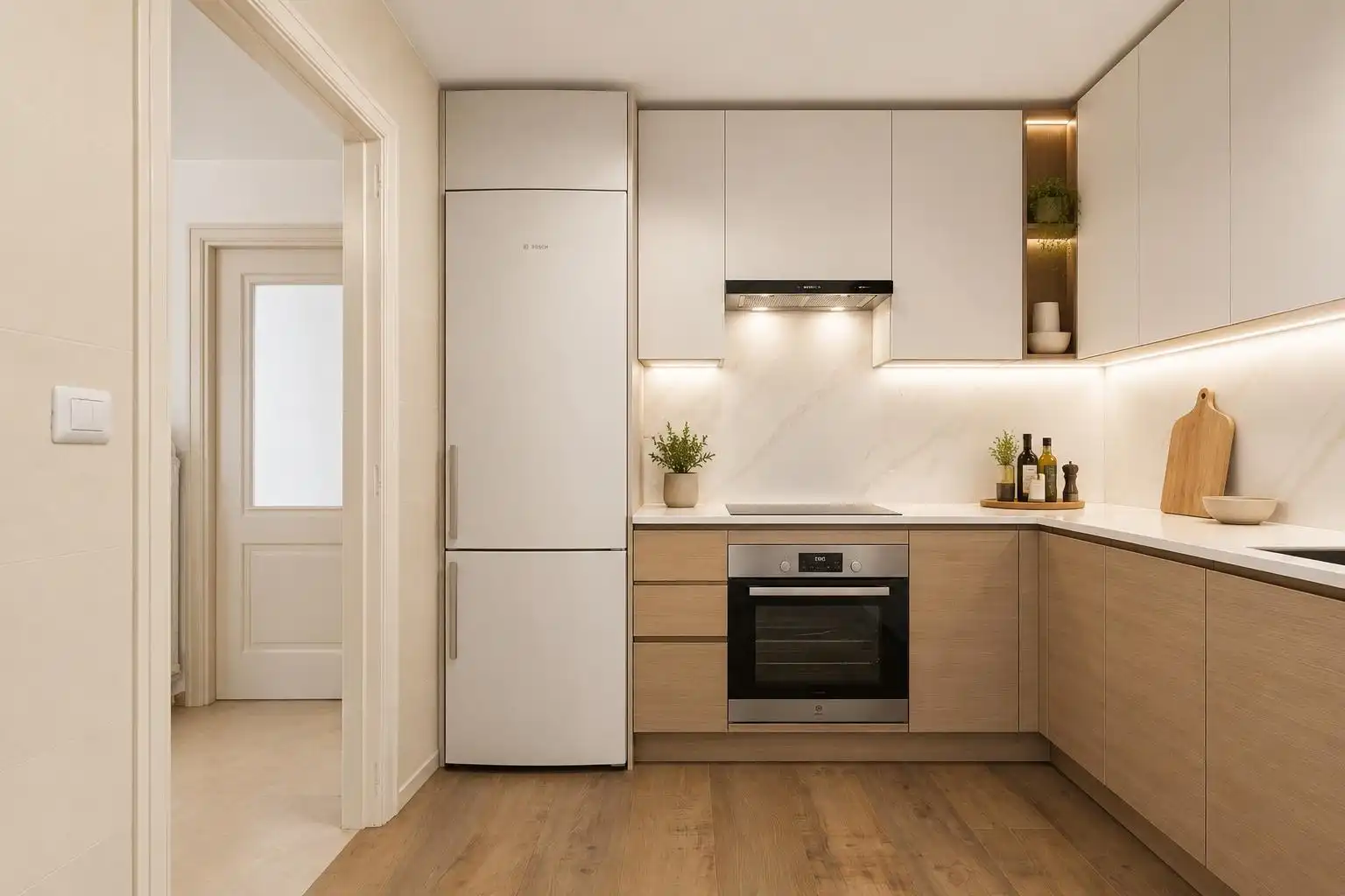 Cocina de Apartamento en venta en Marbella con Aire acondicionado, Jardín privado y Terraza