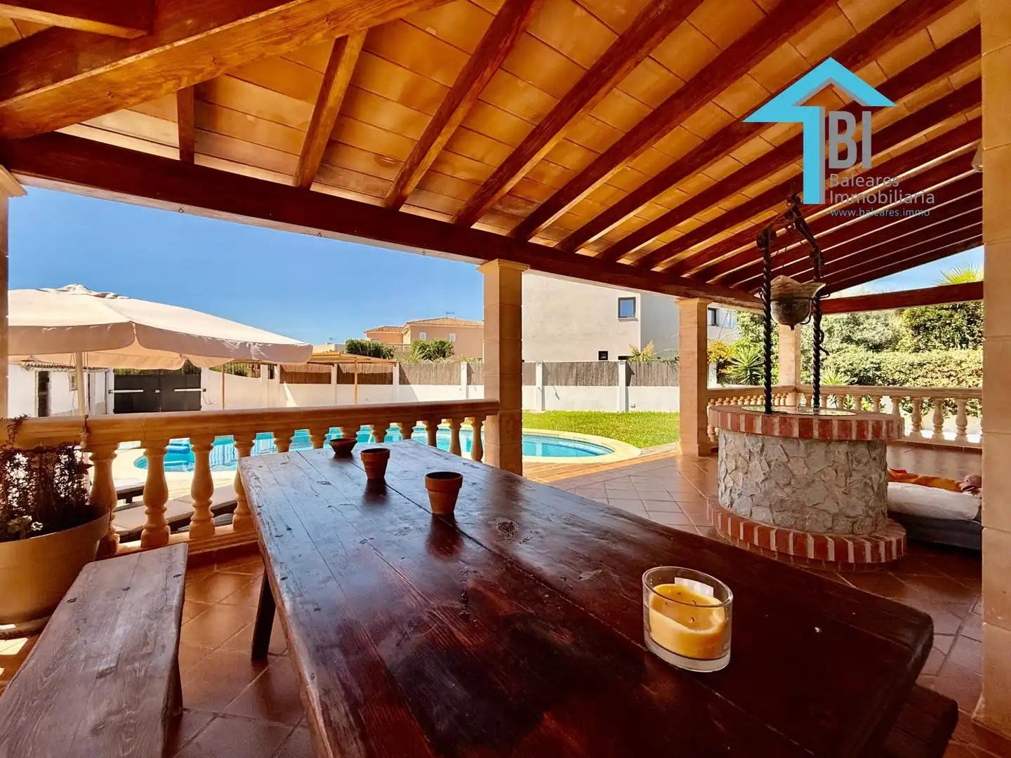 Terrace of Houses for rent in Felanitx  with Air Conditioner, Heating and Private garden