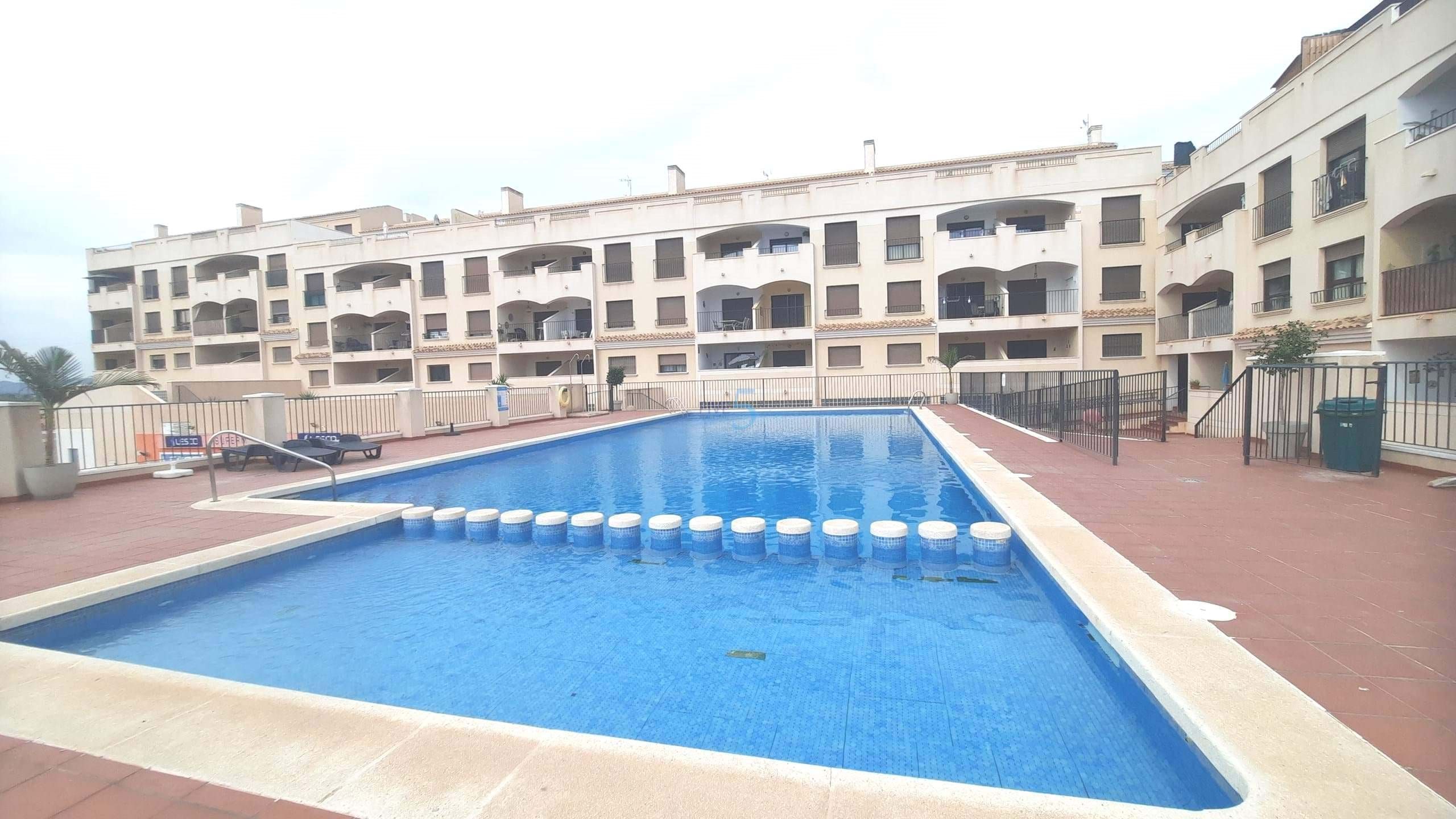 Swimming pool of Flat for sale in  Murcia Capital  with Swimming Pool, Furnished and Community pool