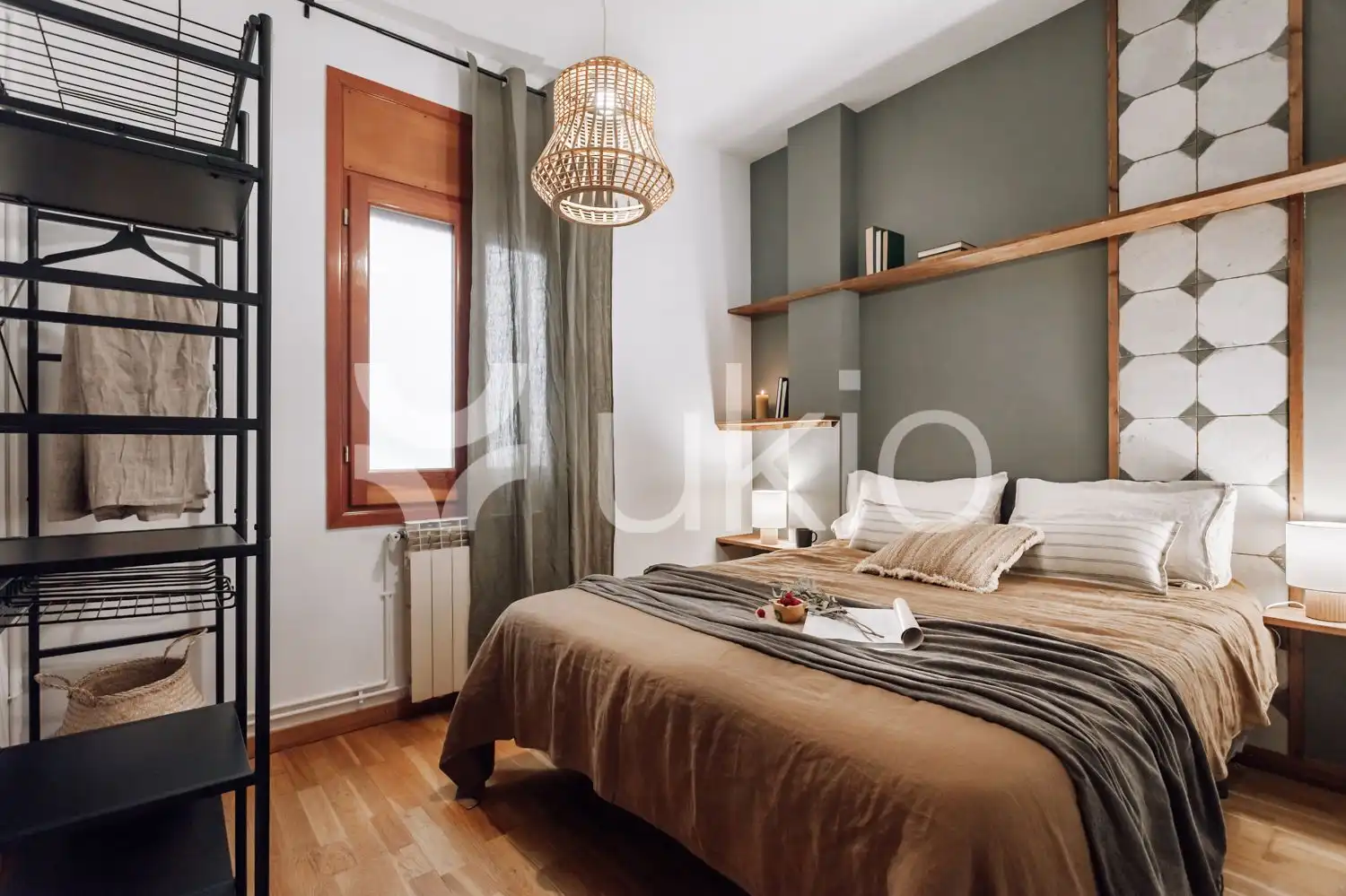 Bedroom of Apartments for rent in Barcelona  with Storage room, Furnished and Washing machine