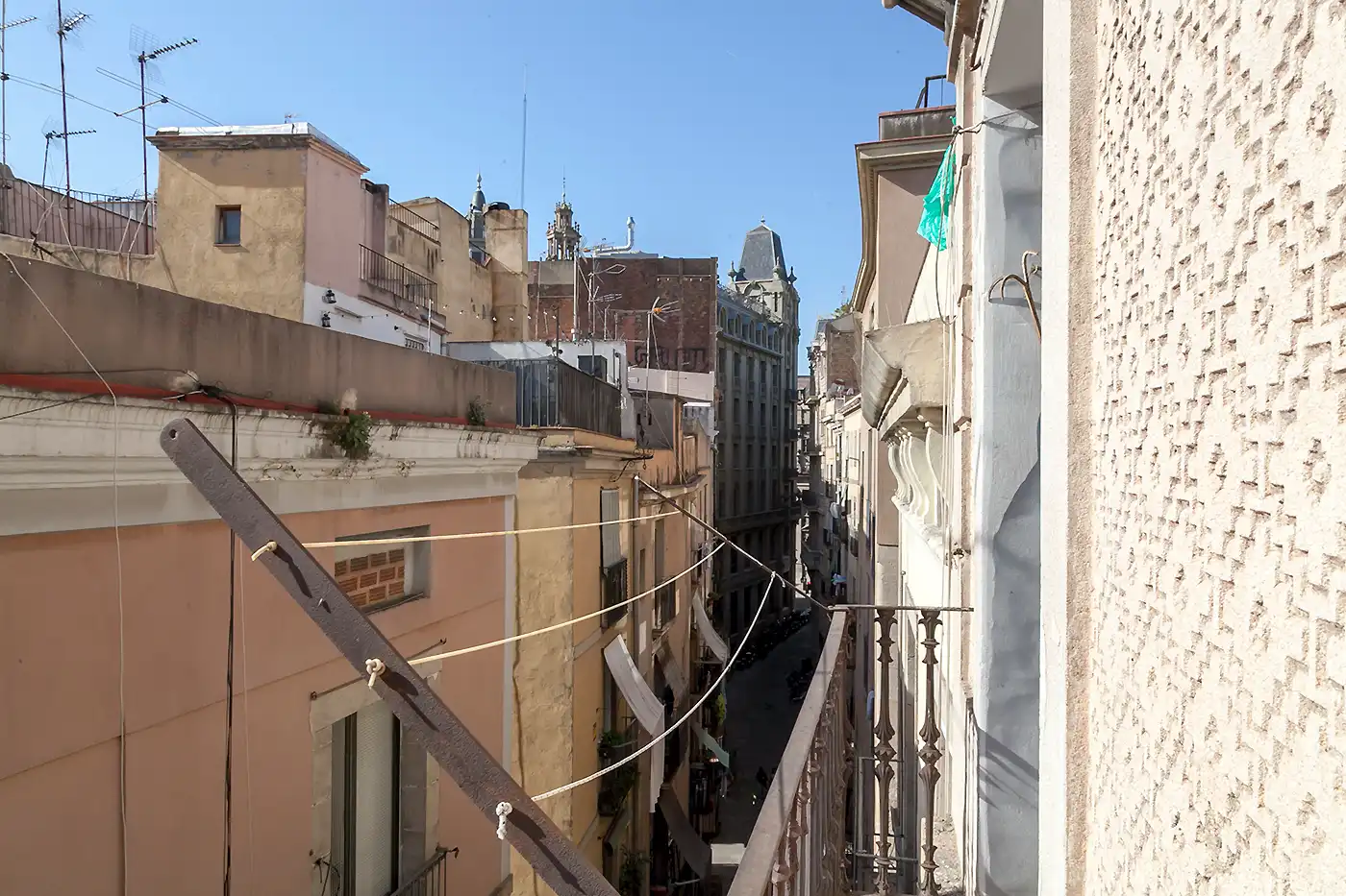 Außenansicht von Wohnung zum Verkauf in Barcelona mit Klimaanlage, Möbliert und Balkon