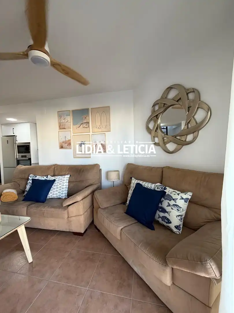 Sala de estar de Ático en venta en Zahara de los Atunes con Jardín privado, Terraza y Trastero
