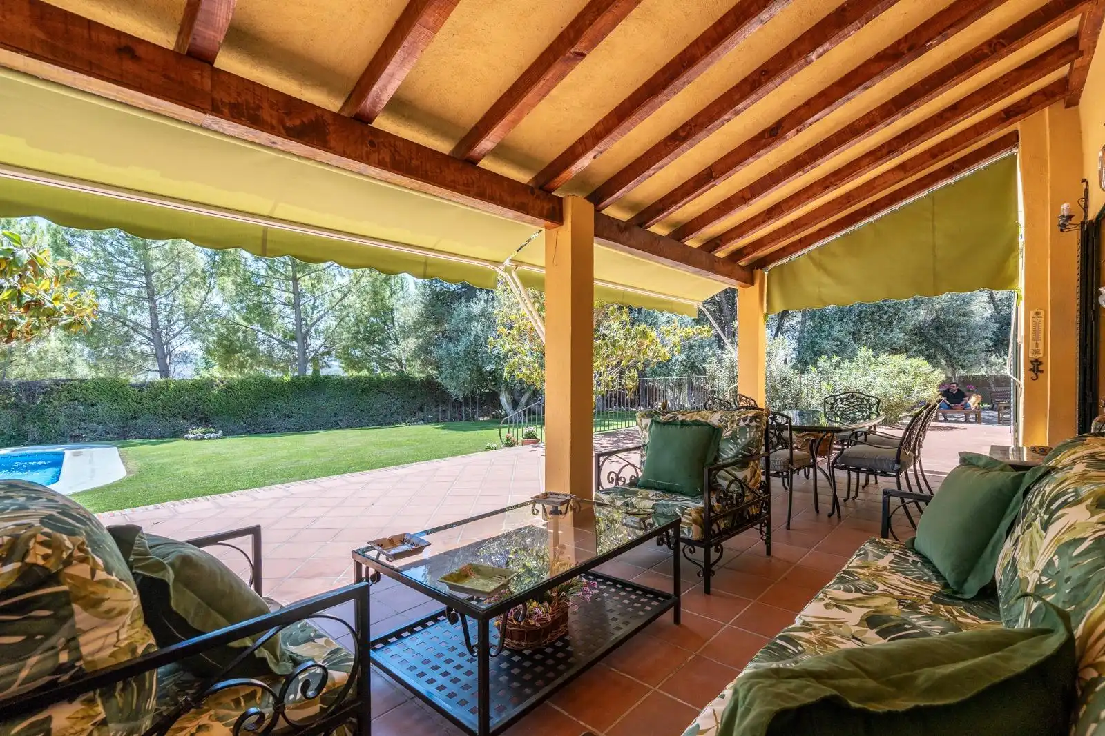 Terraza de Finca rústica en venta en Chinchón con Aire acondicionado, Calefacción y Jardín privado