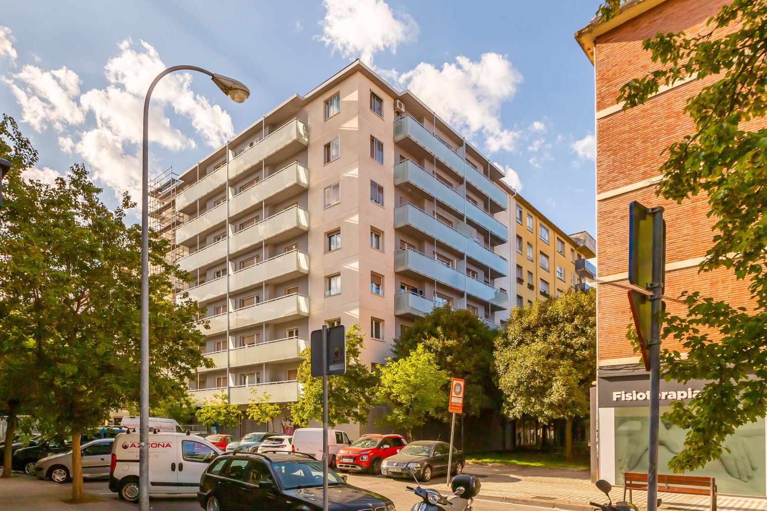 Vista exterior de Pis en venda en  Pamplona / Iruña amb Calefacció, Parquet i Terrassa