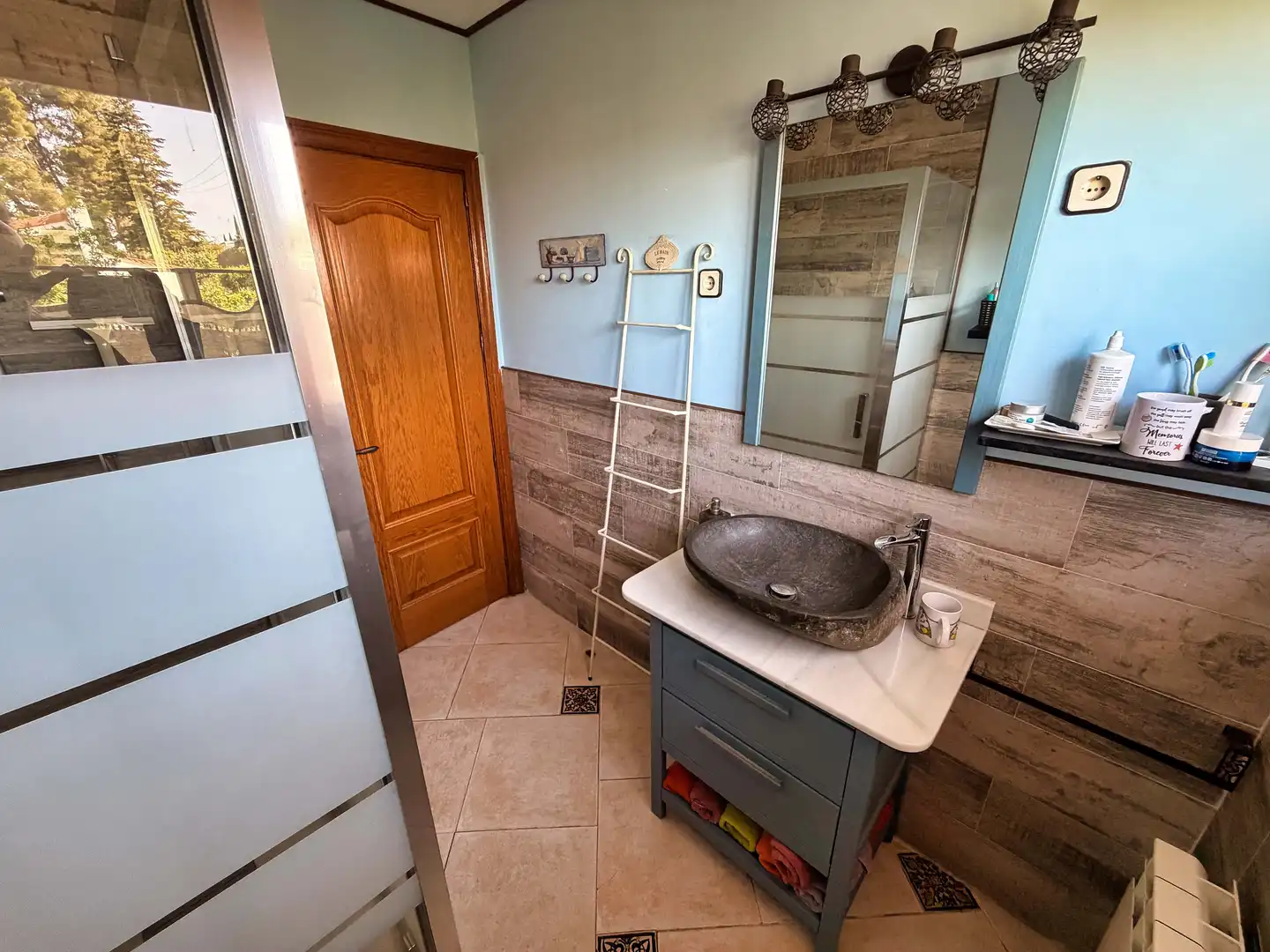 Baño de Casa o chalet en venta en Vallirana con Calefacción y Terraza