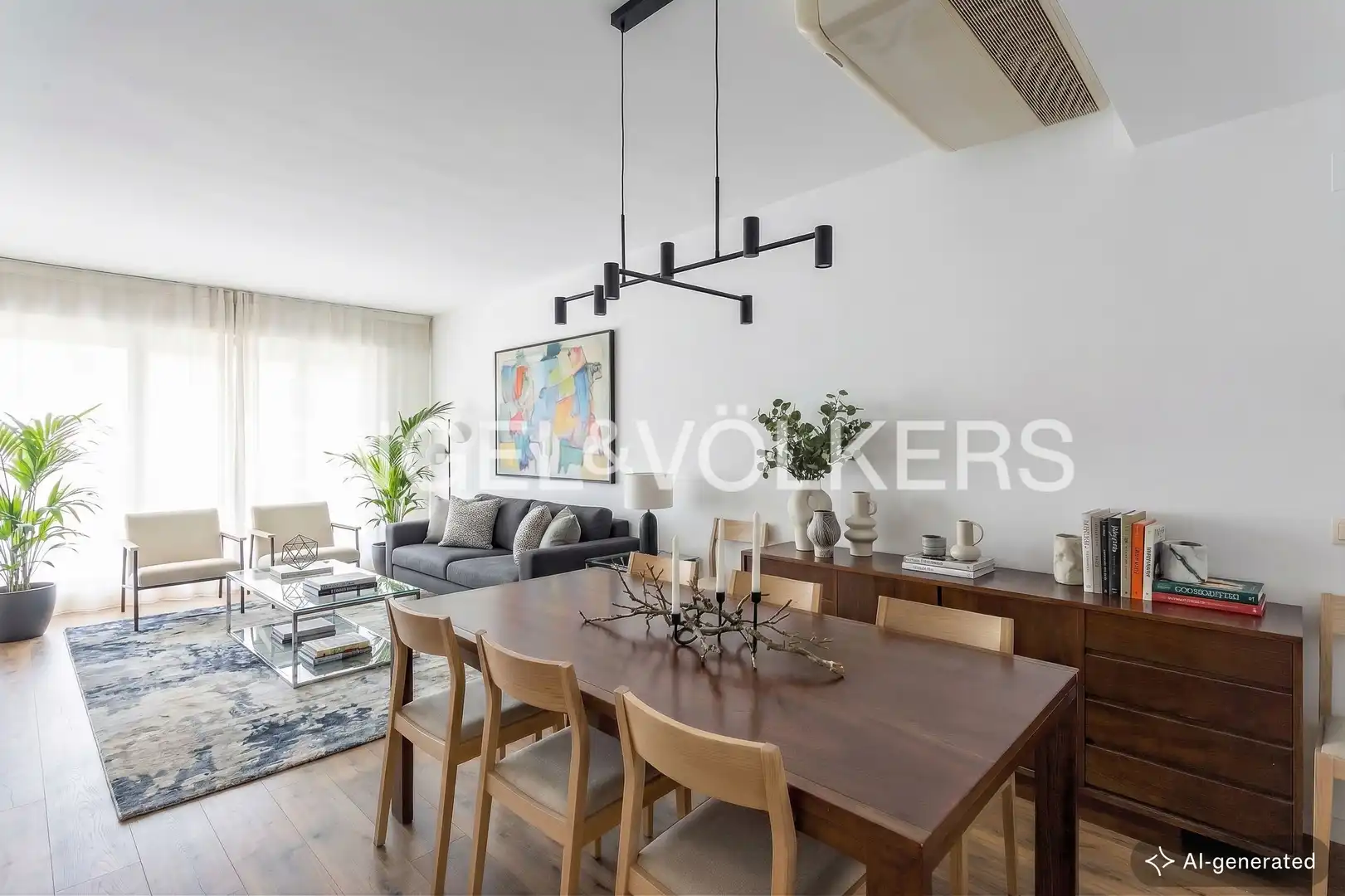 Sala d'estar de Casa o xalet en venda en Sant Joan Despí amb Aire condicionat, Calefacció i Jardí privat