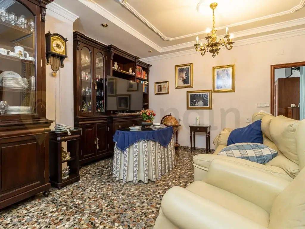Sala de estar de Casa o chalet en venta en Jerez de la Frontera con Aire acondicionado y TV