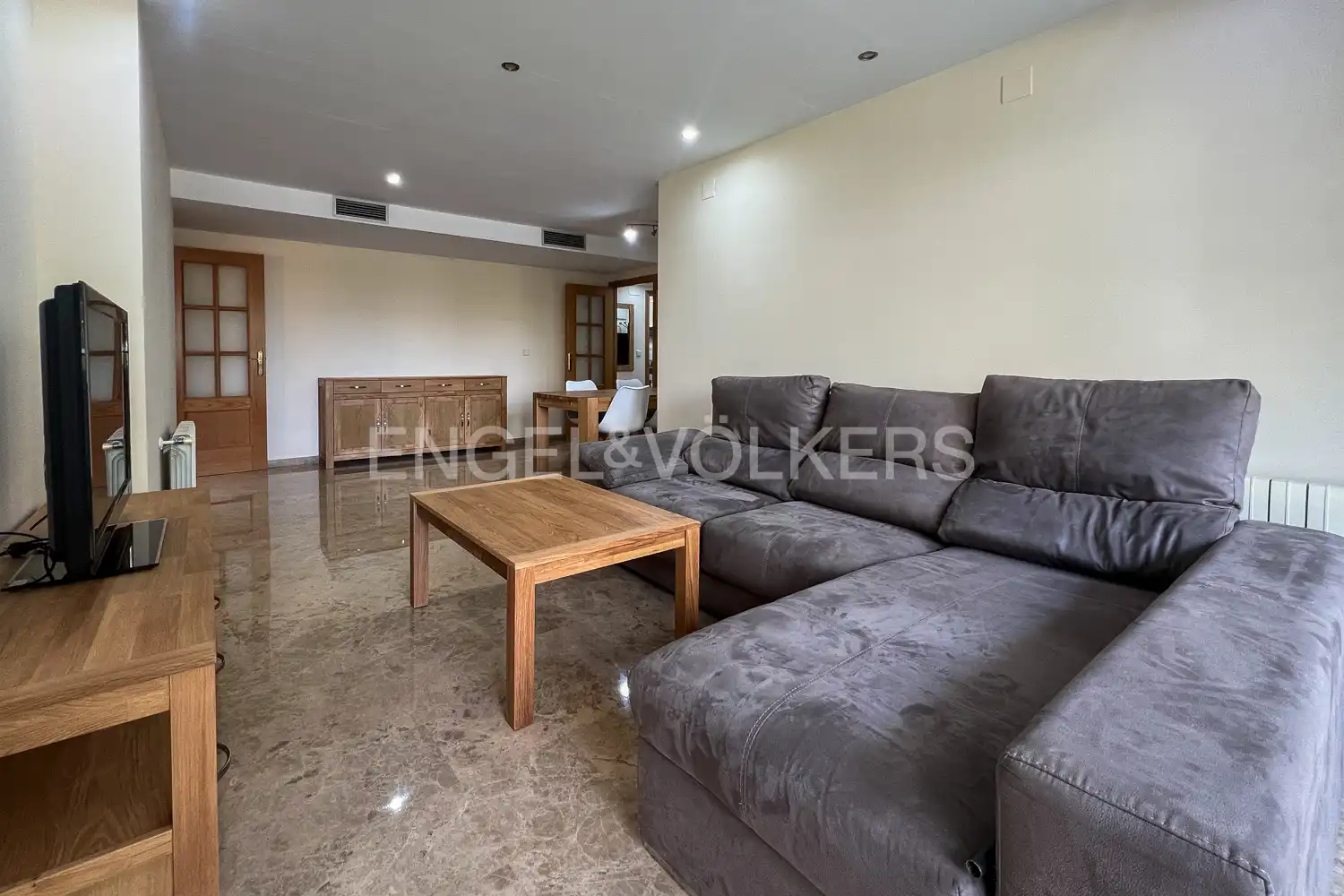 Sala d'estar de Pis de lloguer en Valencia amb Aire condicionat, Calefacció i Parquet