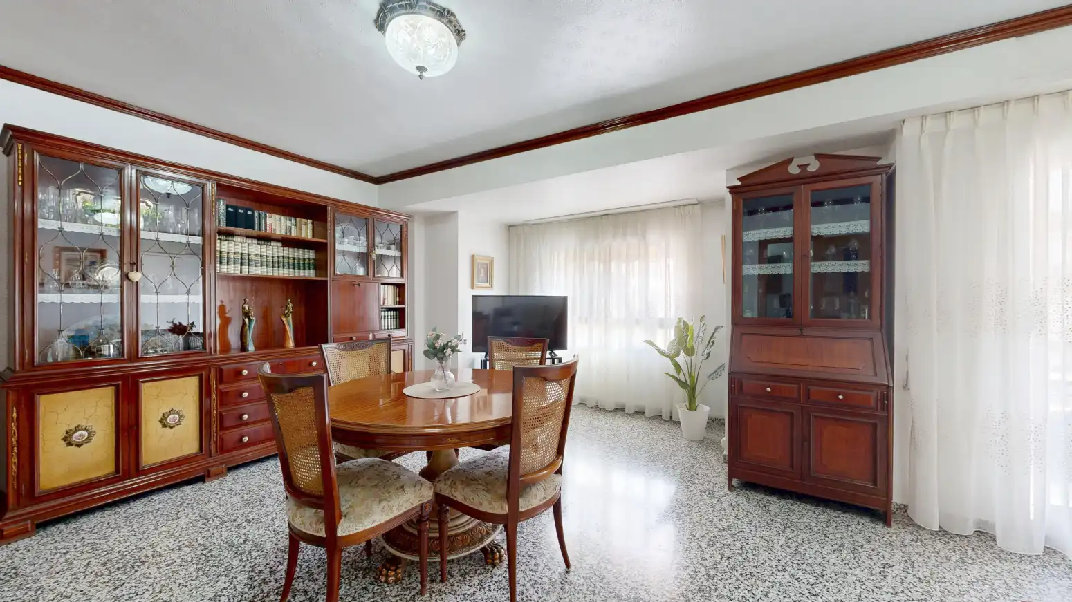 Sala de estar de Piso en venta en Valencia con Aire acondicionado y Balcón