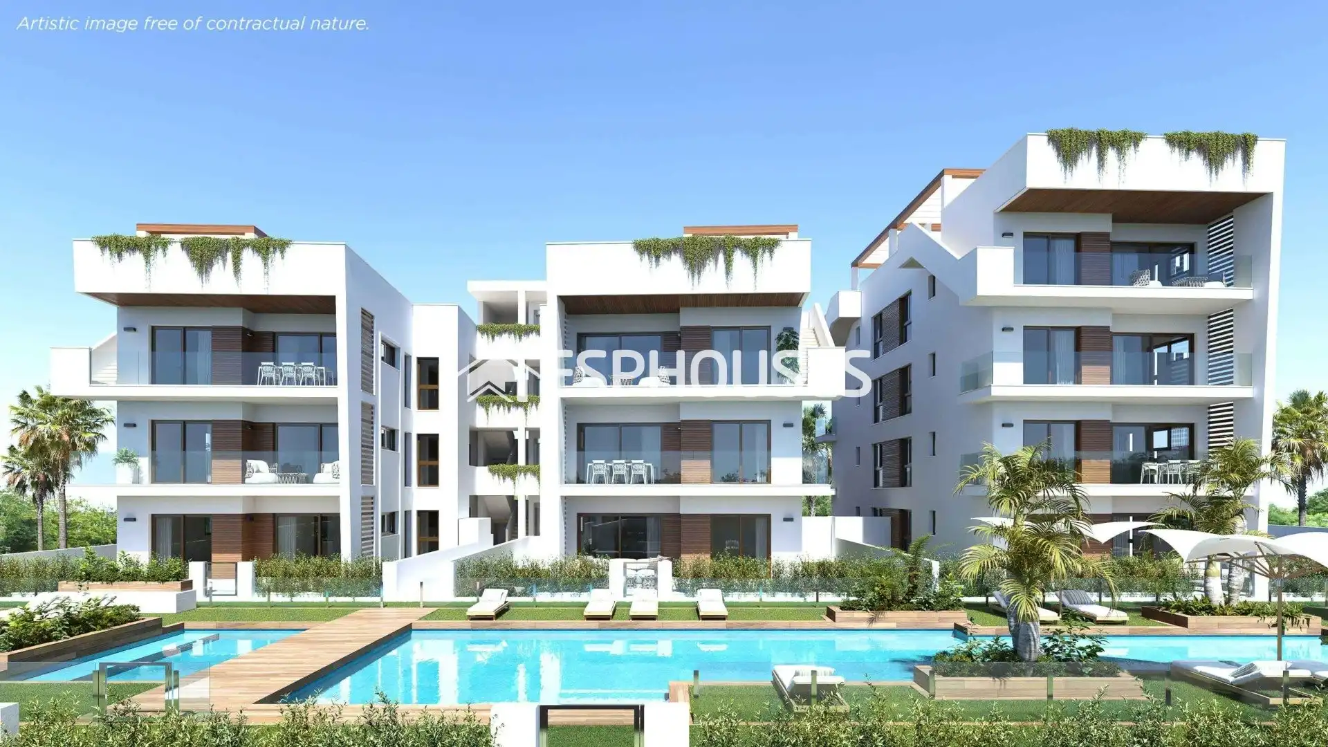 Vista exterior de Apartament en venda en Los Alcázares amb Terrassa, Balcó i Piscina comunitària