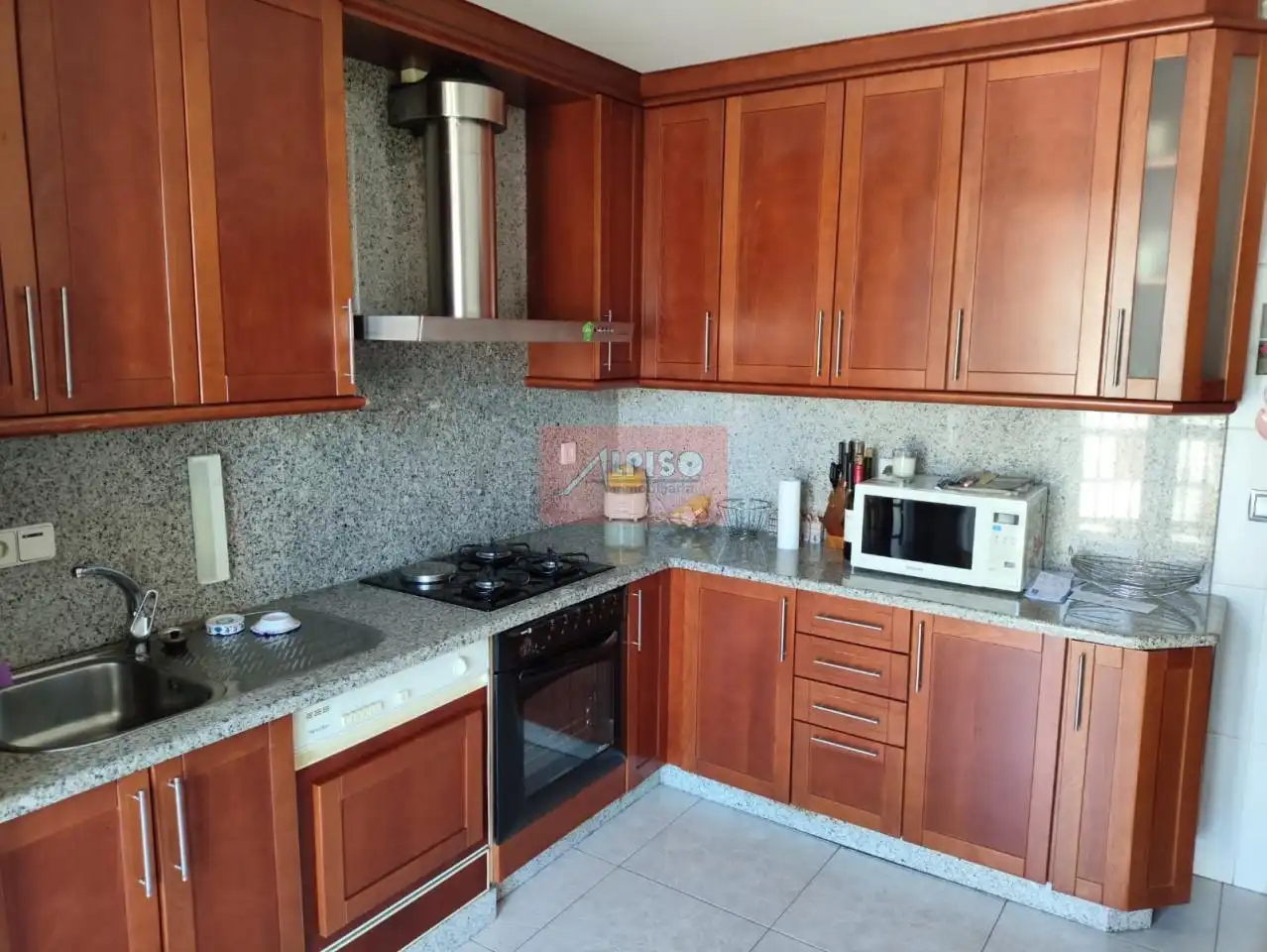 Kitchen of Duplexes for rent in Ourense Capital   with Heating, Parquet flooring and Furnished