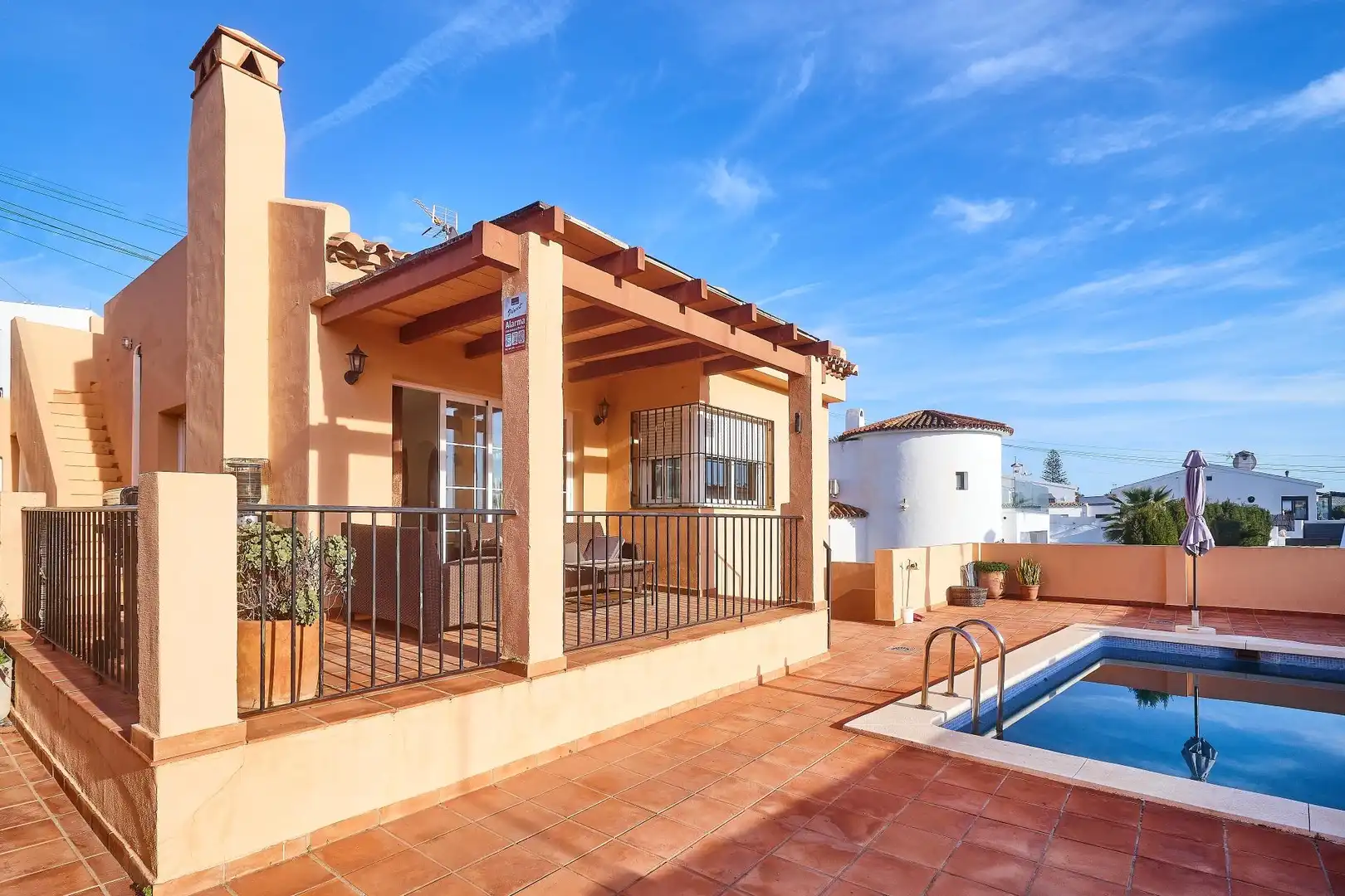 Terraza de Casa o chalet en venta en Mijas con Jardín privado, Terraza y Trastero