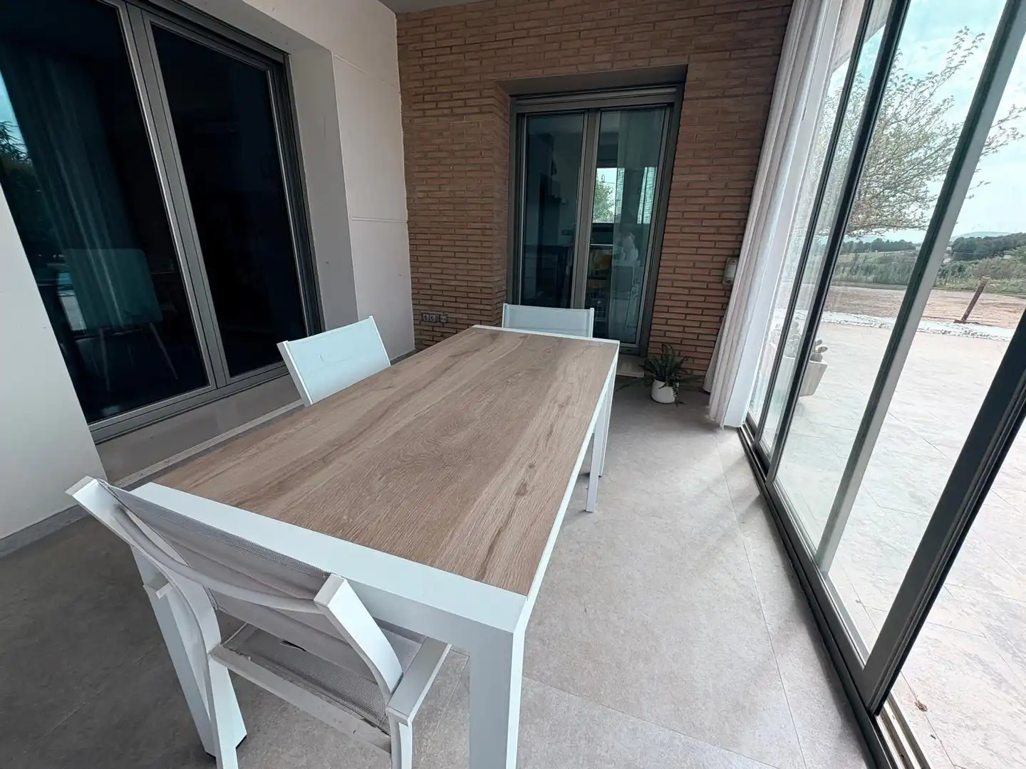 Terrassa de Casa o xalet en venda en Almansa amb Calefacció, Jardí privat i Terrassa