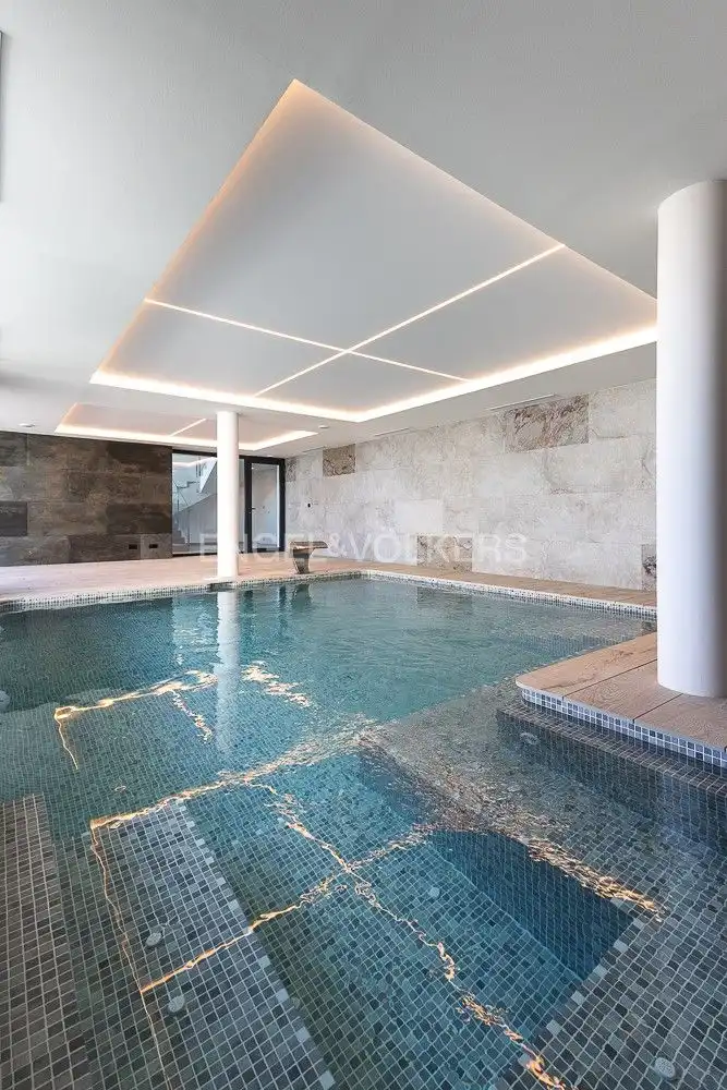 Swimming pool of Flat for sale in Pedreguer  with Air Conditioner, Heating and Private garden