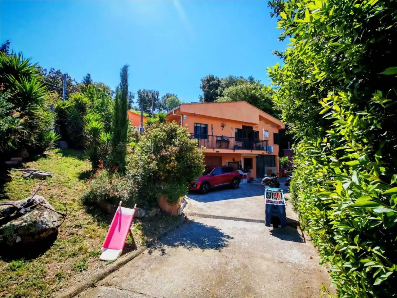 Vista exterior de Casa o chalet en venta en Sant Pere de Vilamajor con Aire acondicionado, Calefacción y Jardín privado