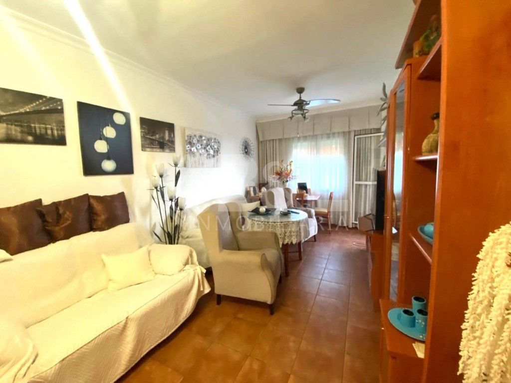 Living room of Flat for sale in Mazagón  with Terrace, Furnished and Oven