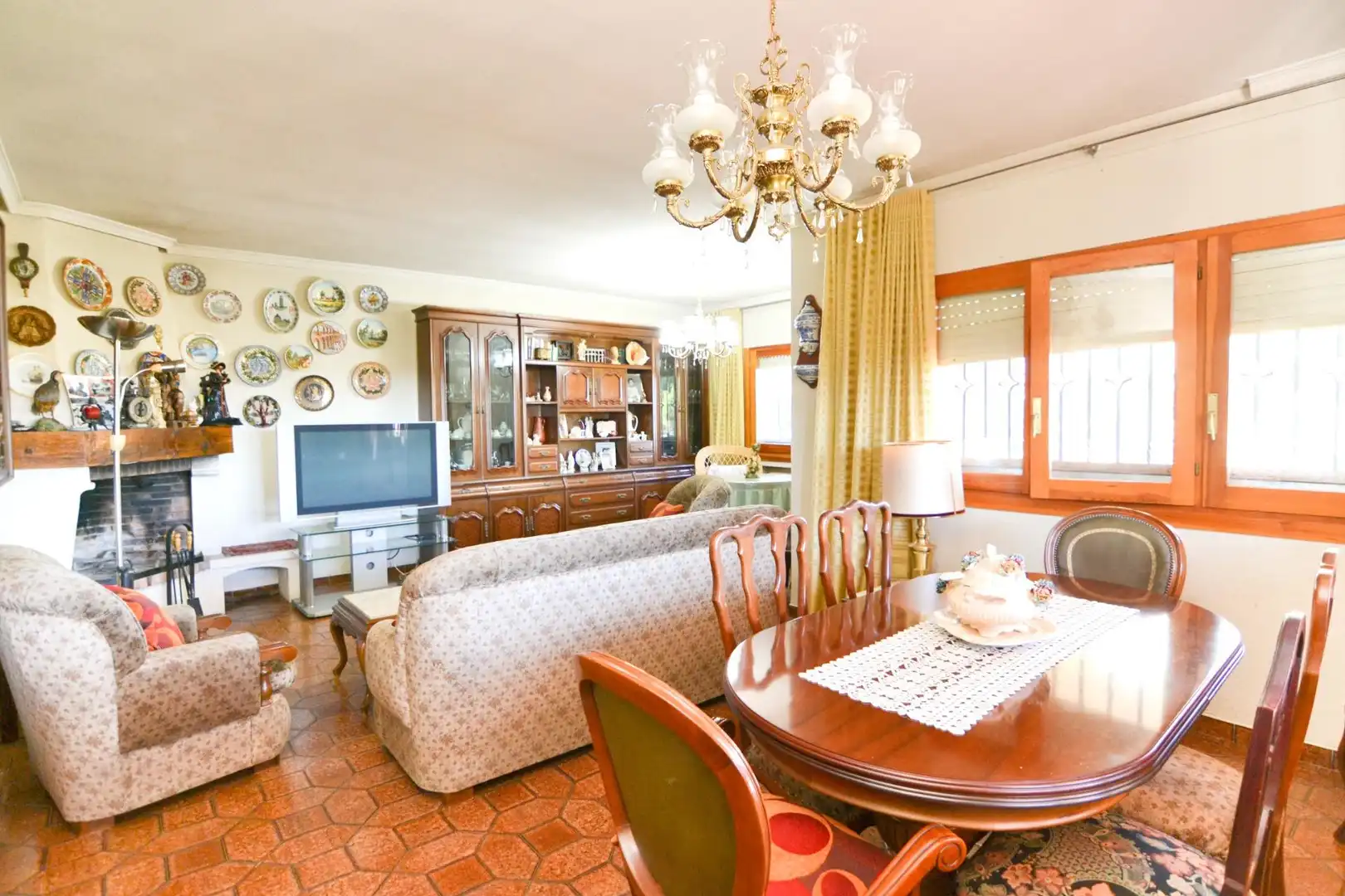 Living room of Houses for sale in El Escorial  with Heating, Private garden and Terrace