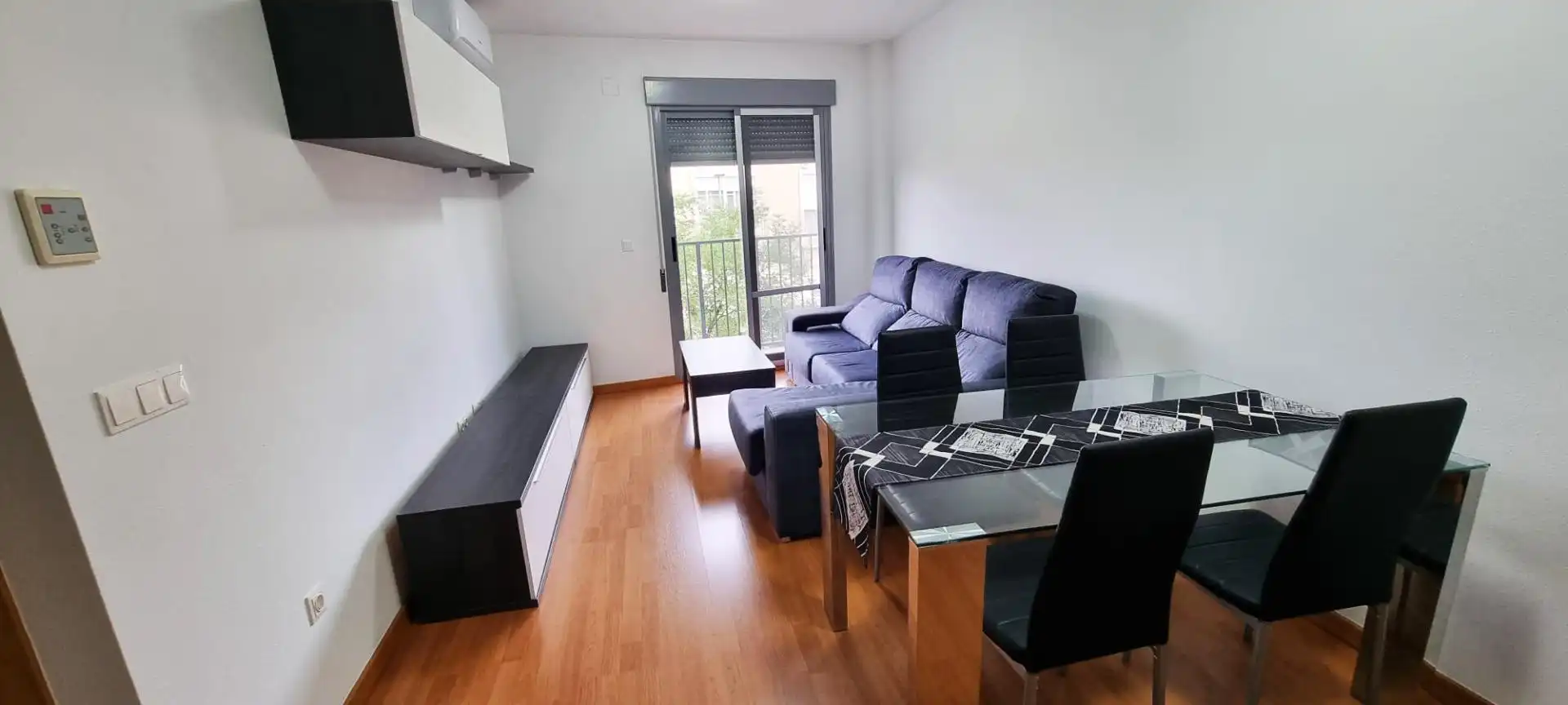 Living room of Flat for rent in Aspe  with Air Conditioner, Terrace and Furnished