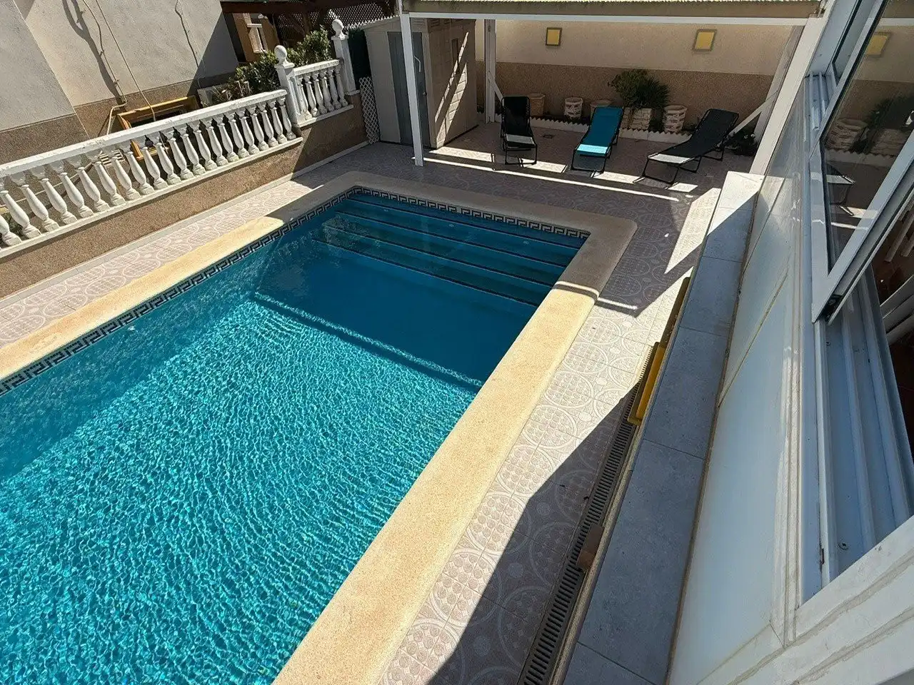 Piscina de Casa o xalet en venda en Orihuela amb Calefacció, Terrassa i Piscina