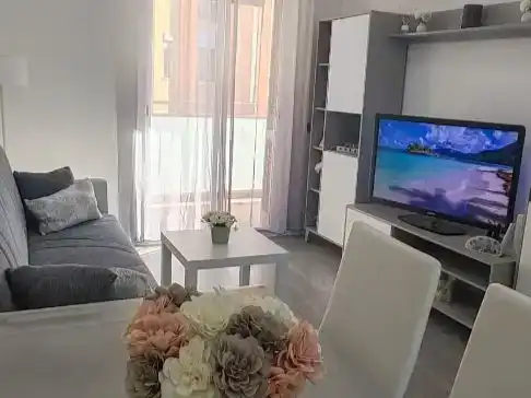 Sala d'estar de Pis de lloguer en Cunit amb Aire condicionat