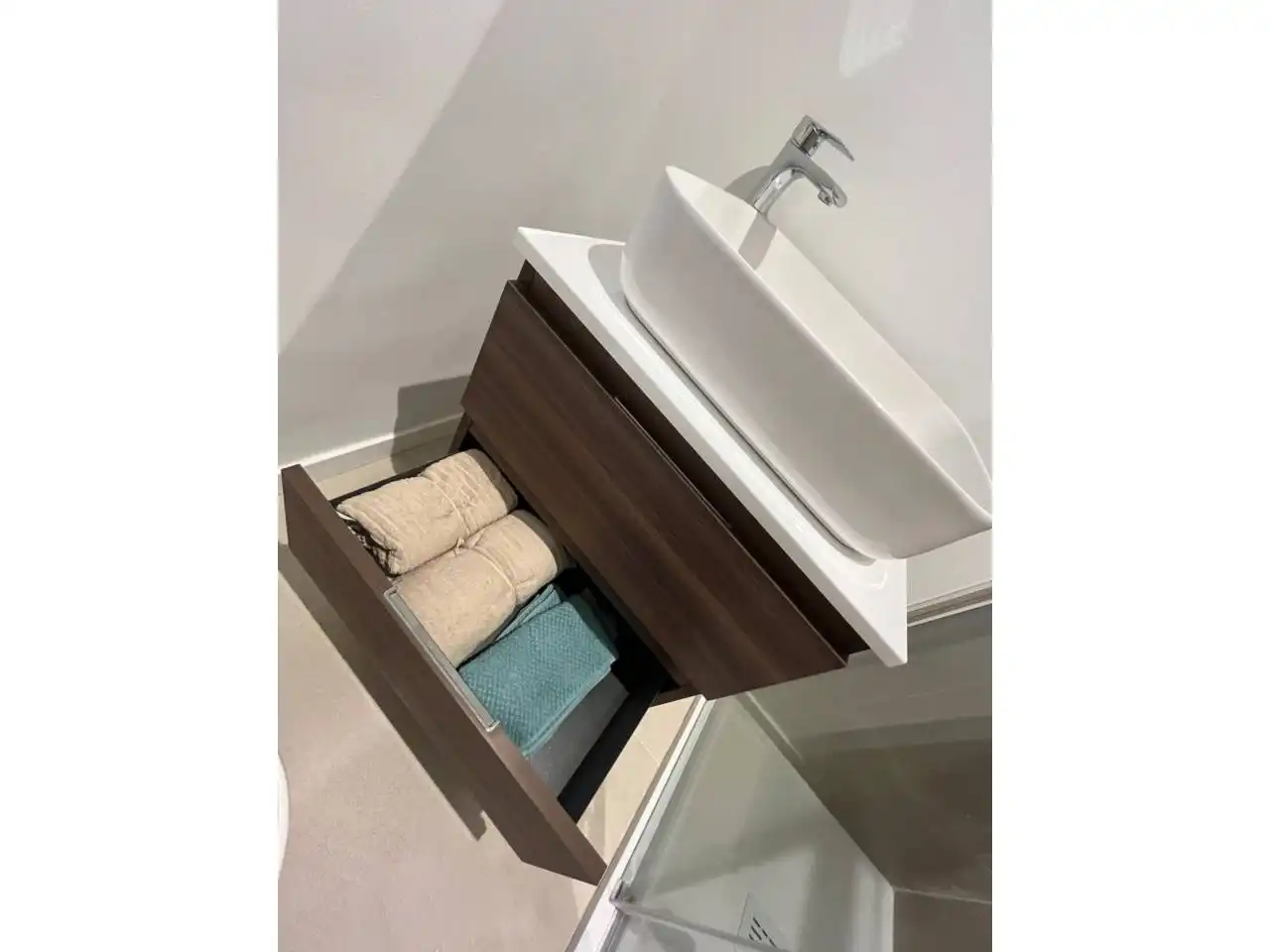 Badezimmer von Wohnung zur Miete in Valencia mit Klimaanlage und Möbliert