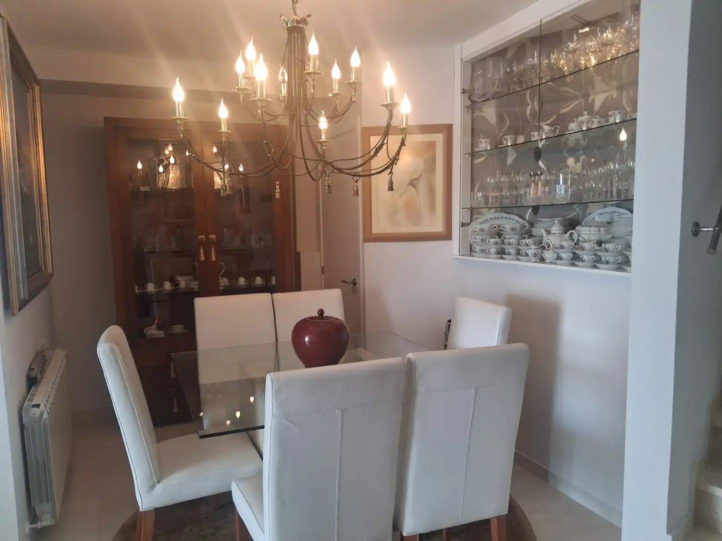 Dining room of Flat for rent in Peñíscola / Peníscola  with Air Conditioner, Terrace and Swimming Pool