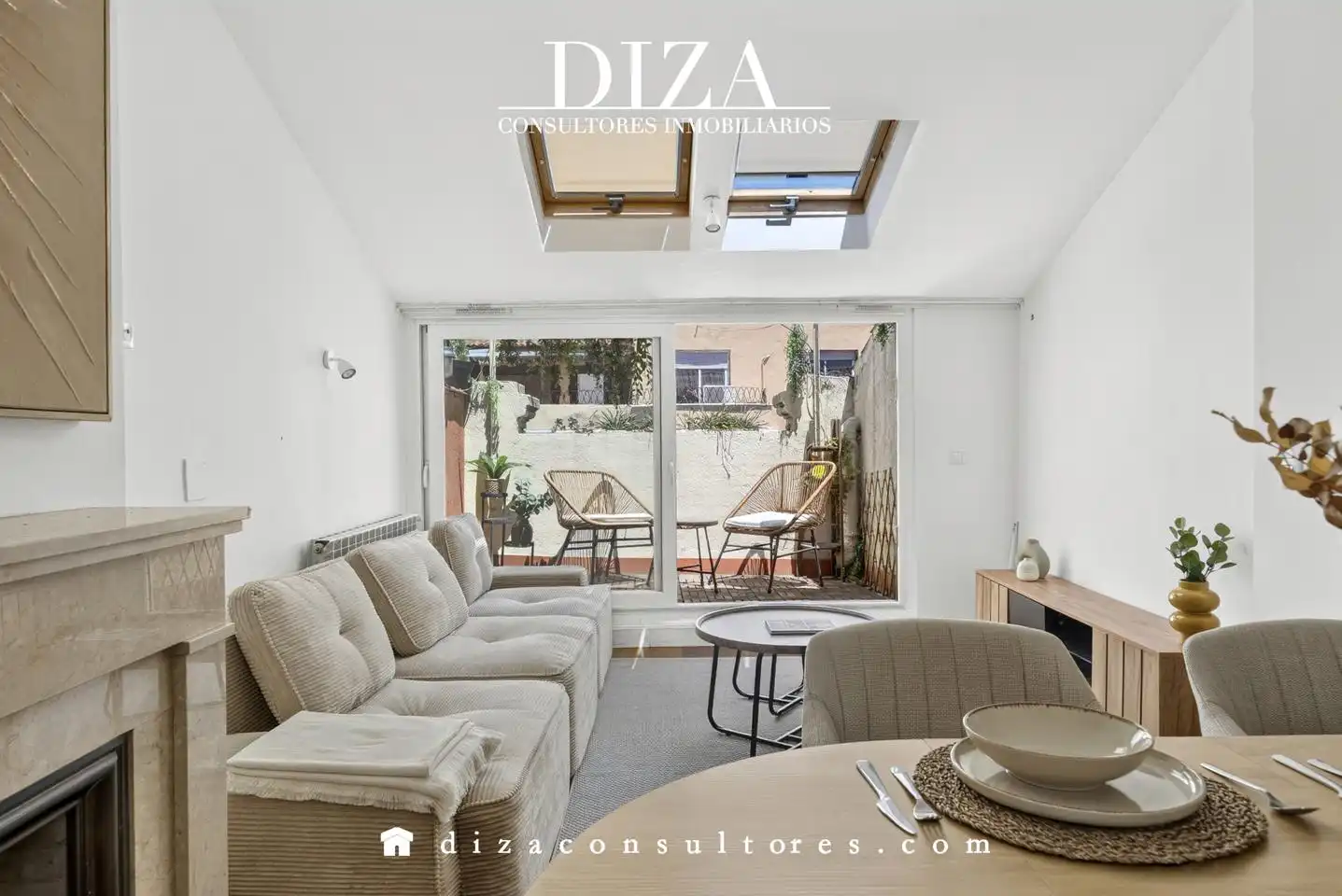 Sala de estar de Ático en venta en Madrid con Aire acondicionado, Calefacción y Terraza