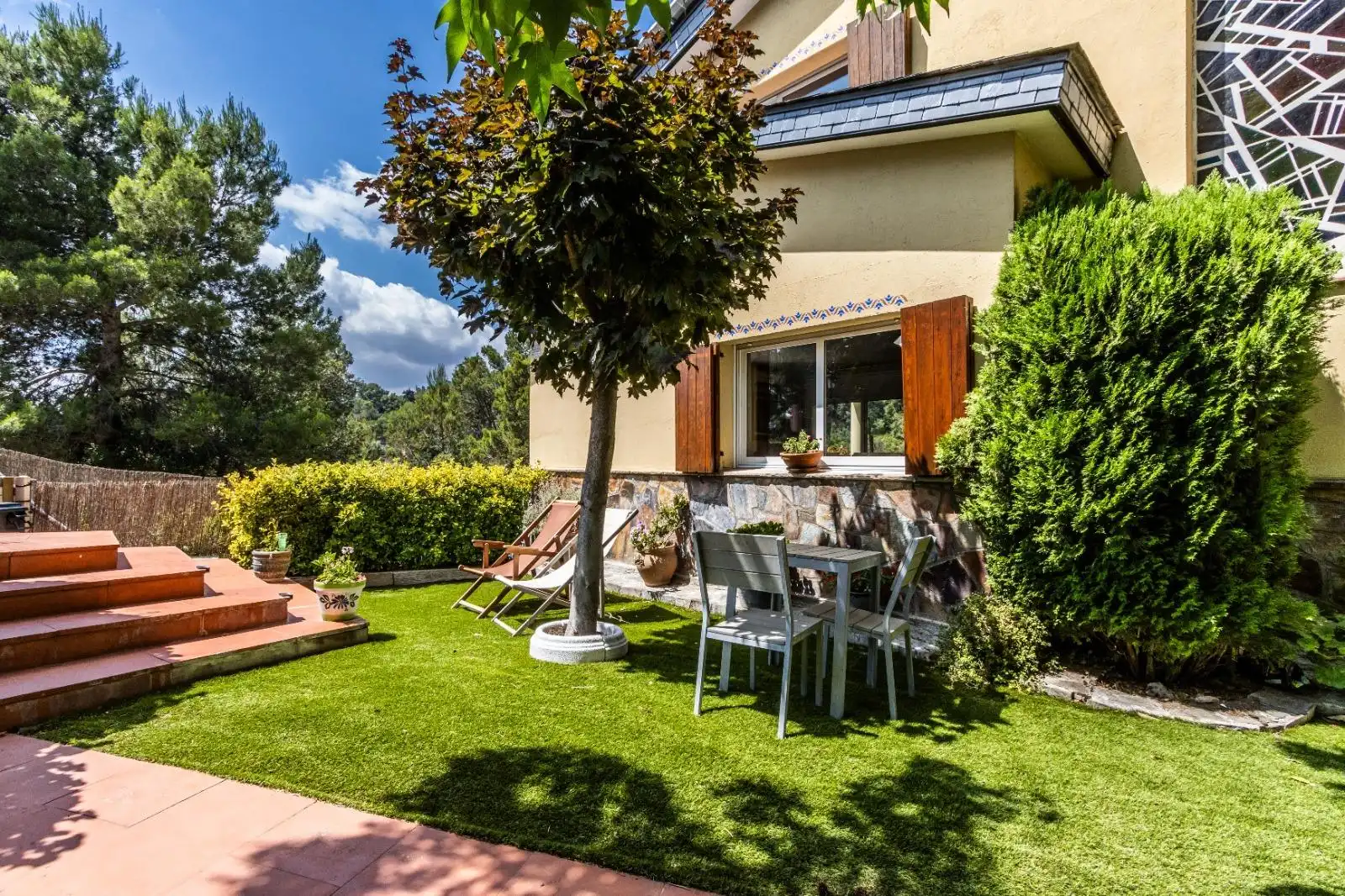 Terrace of Houses for sale in Castellar del Vallès  with Air Conditioner, Private garden and Parquet flooring