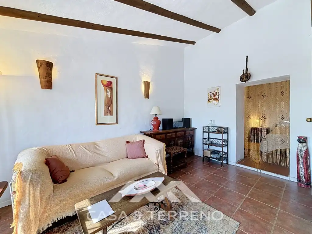 Wohnzimmer von Haus zum Verkauf in Vélez-Málaga mit Klimaanlage und Terrasse