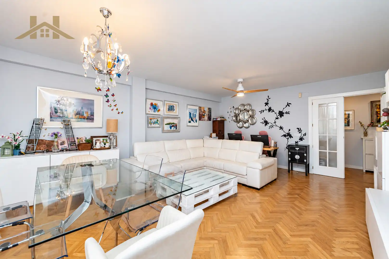 Sala de estar de Piso en venta en Avenida Europa
