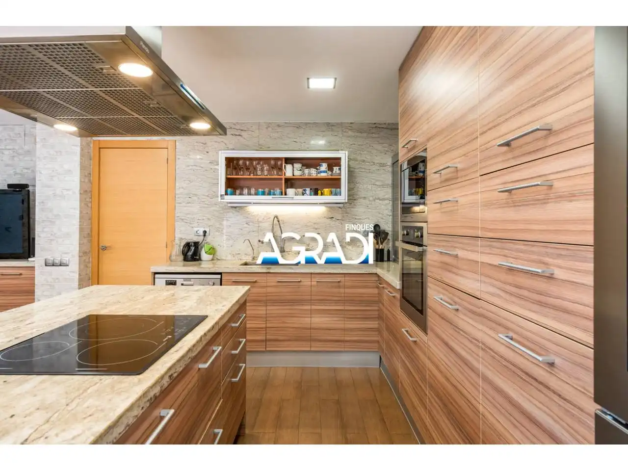 Kitchen of Houses for sale in Les Franqueses del Vallès  with Air Conditioner, Heating and Private garden