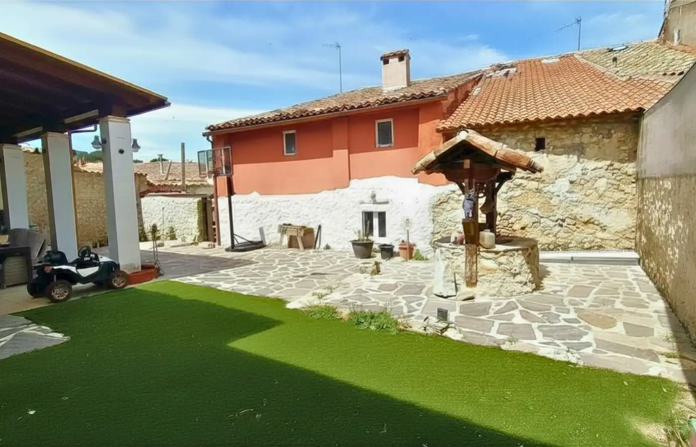 Terraza de Casa o chalet en venta en Los Santos de la Humosa con Jardín privado, Terraza y Trastero