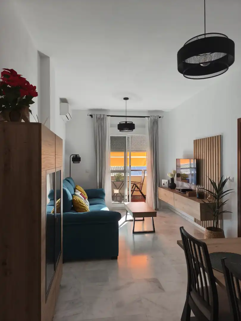 Living room of Flat for sale in Alcalá de Guadaira  with Air Conditioner, Terrace and Storage room