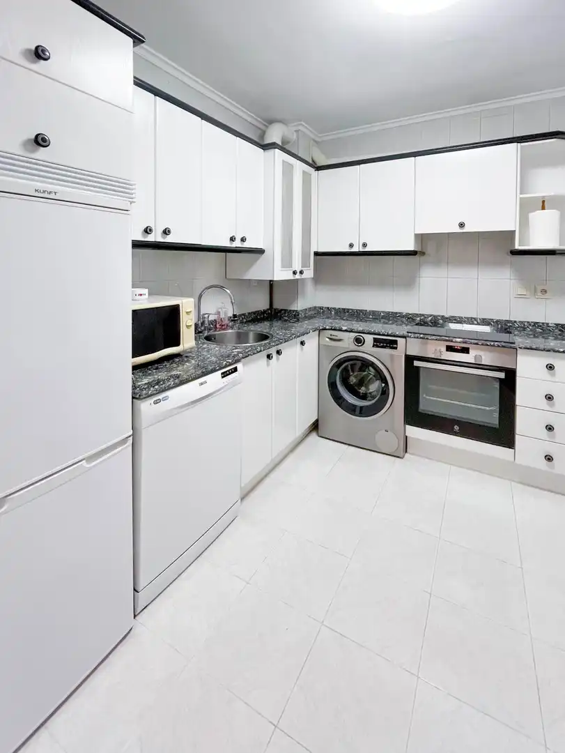 Kitchen of Flat for rent in Santander  with Heating, Parquet flooring and Terrace