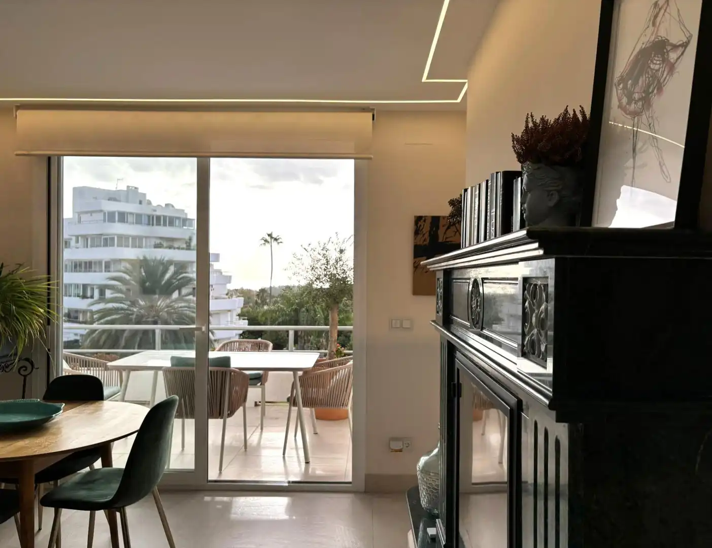 Sala de estar de Ático en venta en Marbella con Terraza