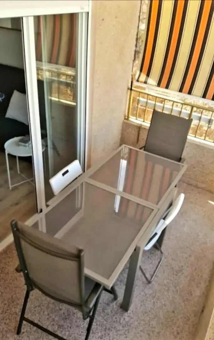 Terraza de Piso en venta en Santa Pola con Parquet, Terraza y Amueblado
