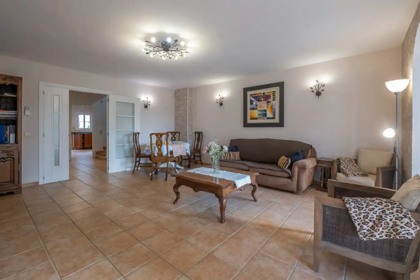 Sala d'estar de Casa adosada en venda en Salou amb Aire condicionat, Calefacció i Jardí privat
