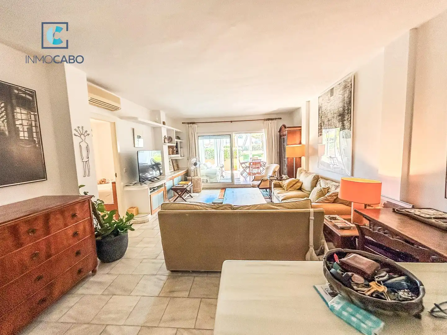 Wohnzimmer von Erdgeschoss zum Verkauf in Cartagena mit Heizung, Privatgarten und Terrasse