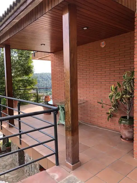 Terrassa de Casa o xalet en venda en La Palma de Cervelló amb Aire condicionat, Calefacció i Jardí privat