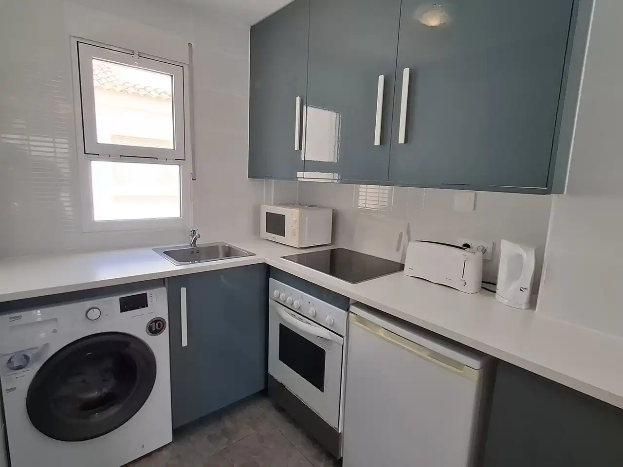 Cuina de Apartament en venda en Mojácar amb Aire condicionat, Terrassa i Piscina