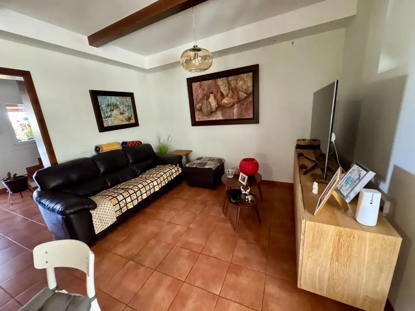 Sala d'estar de Pis en venda en Santa Brígida amb Aire condicionat, Jardí privat i Traster