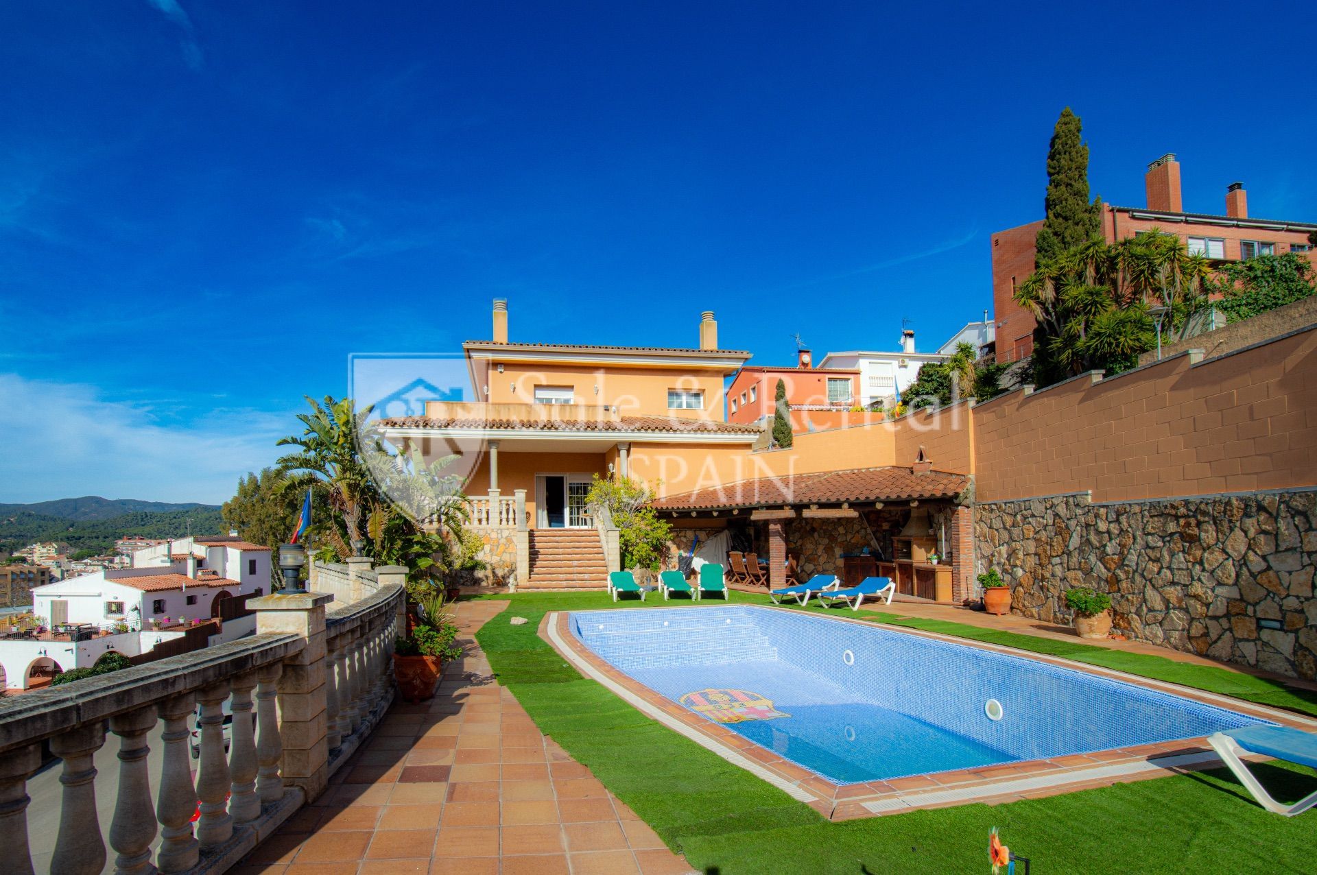 Piscina de Casa o xalet en venda en Tossa de Mar amb Calefacció, Jardí privat i Terrassa