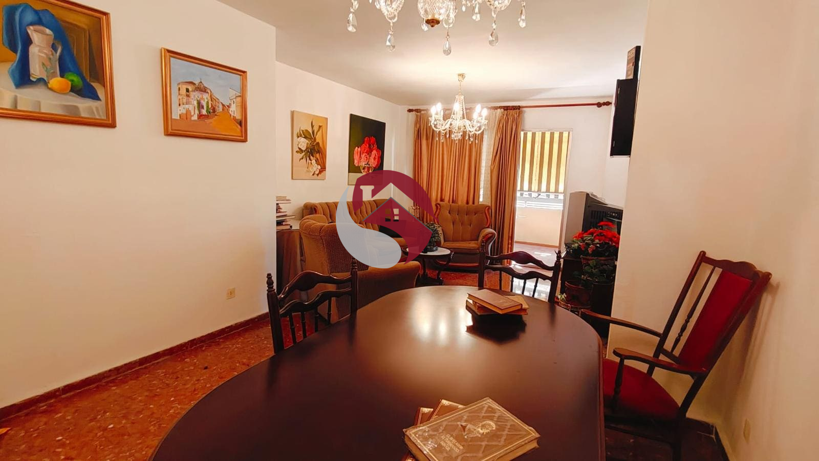 Living room of Flat for sale in Málaga Capital  with Terrace and Furnished
