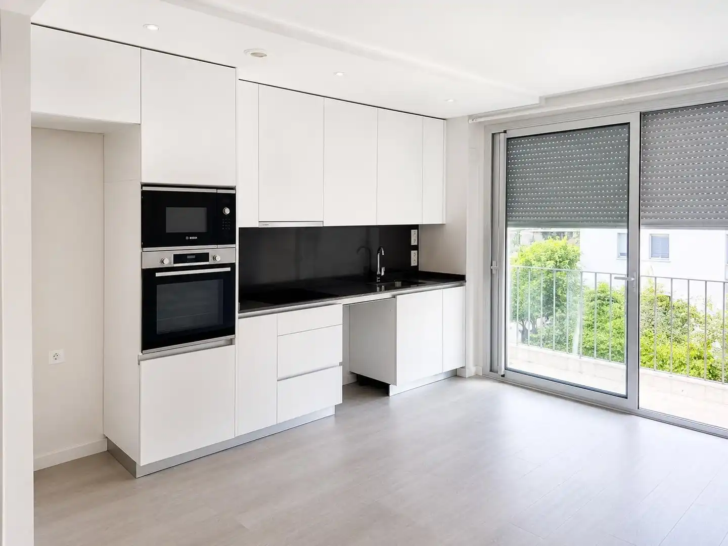 Kitchen of Attic for rent in Badalona  with Air Conditioner, Heating and Parquet flooring