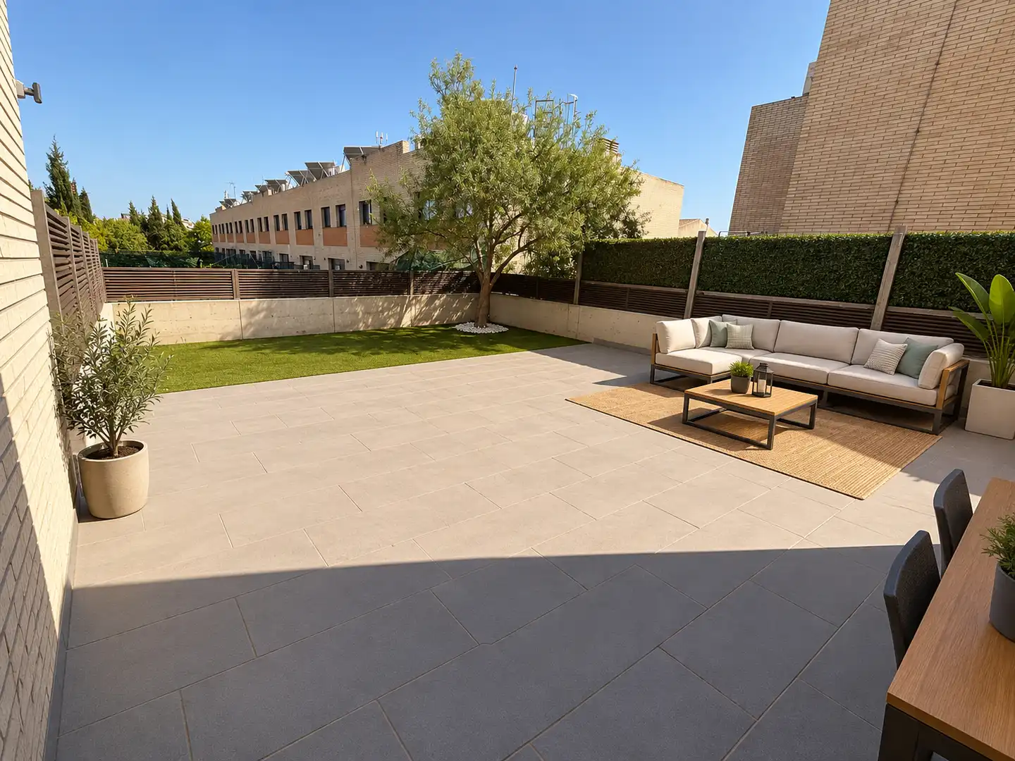 Terraza de Casa o chalet en venta en Vilanova i la Geltrú con Aire acondicionado, Calefacción y Jardín privado