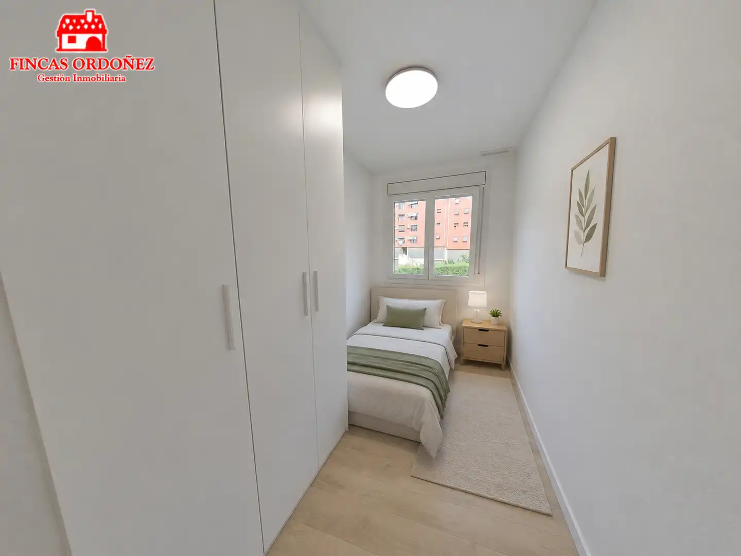 Schlafzimmer von Wohnung zum Verkauf in Sant Andreu de la Barca mit Klimaanlage, Heizung und Balkon